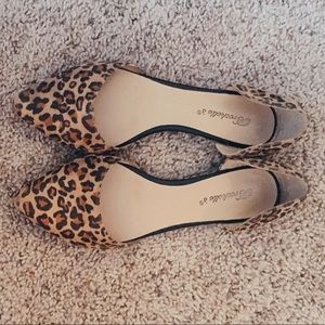 Cheetah print flats